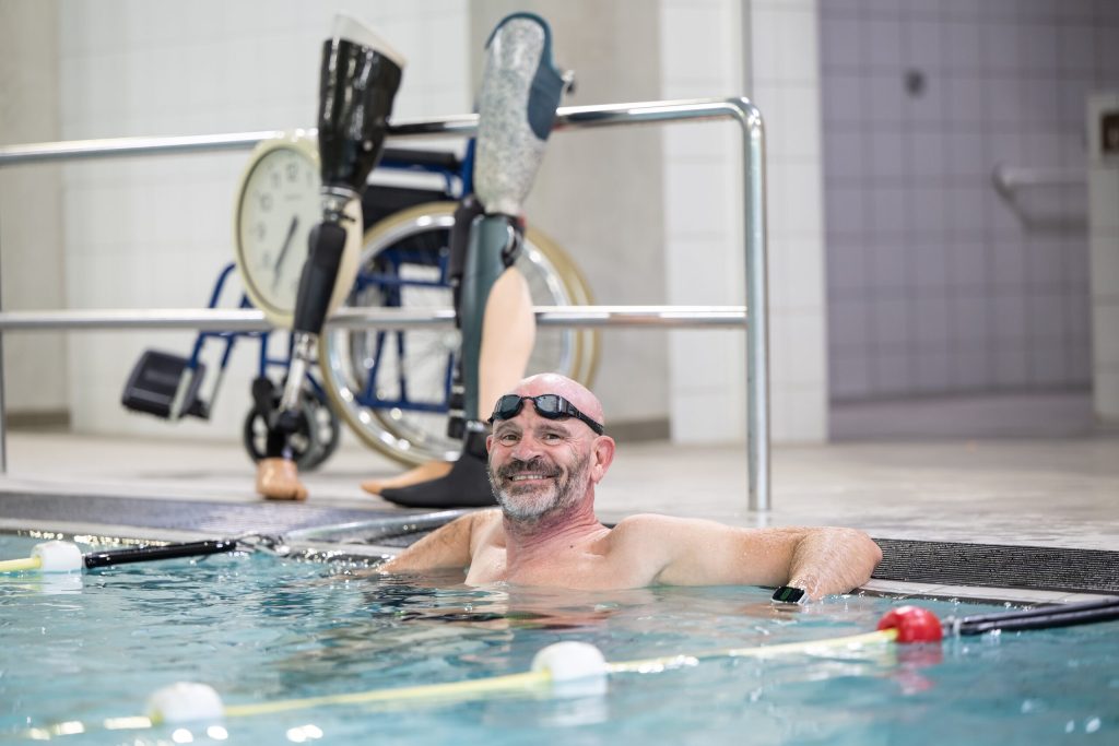 Accès PMR à la Piscine de Spa