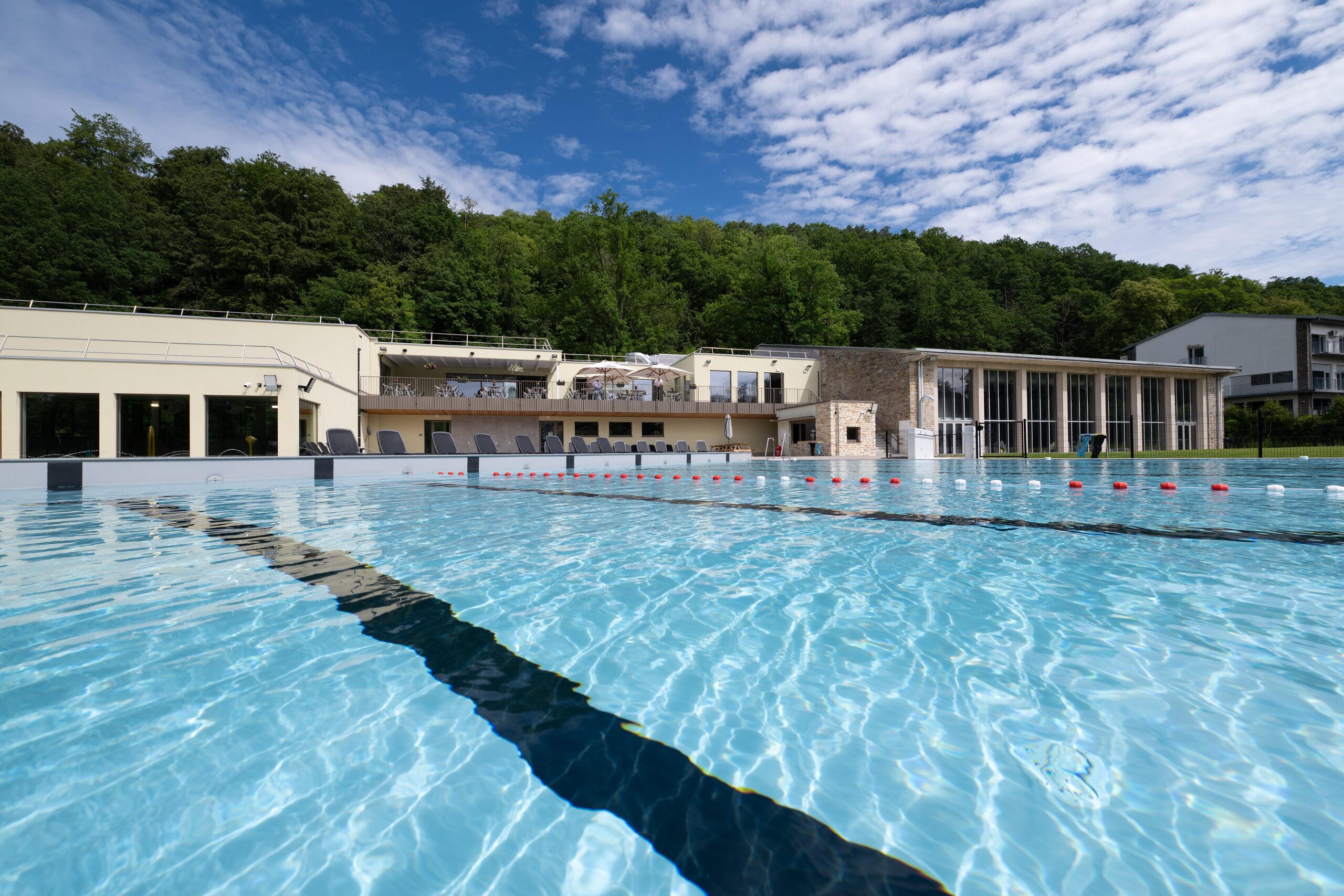 Bassin extérieur de la Piscine de Spa